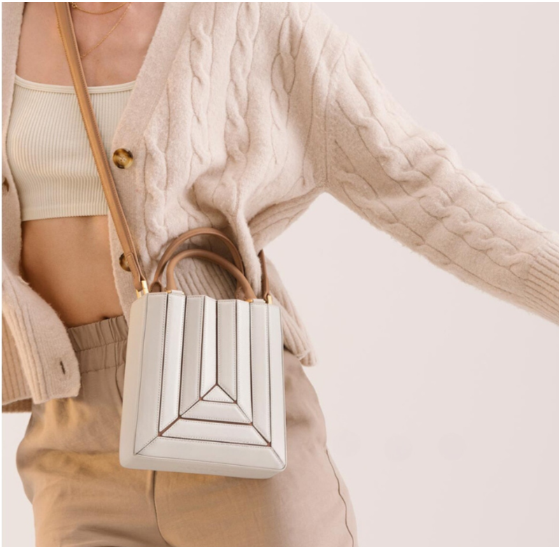 Mia Color Block Handbag