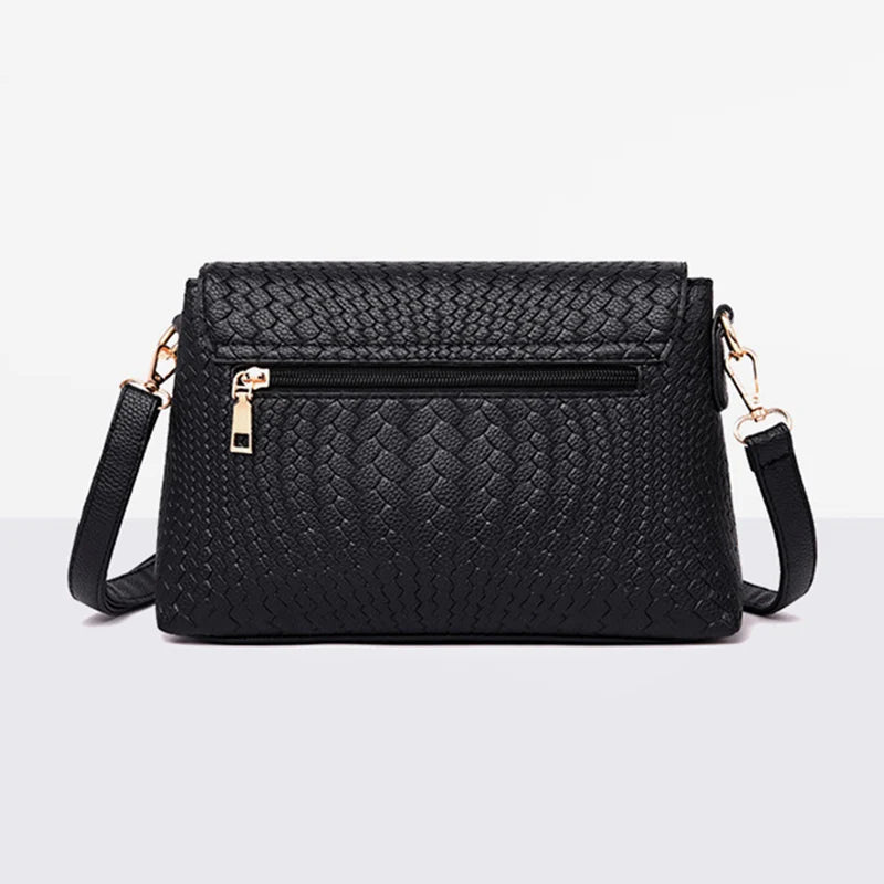 Sophia Snake Print Satchel