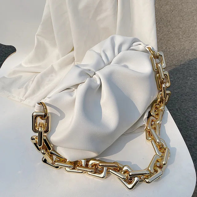 Lilith Pleated Handbag
