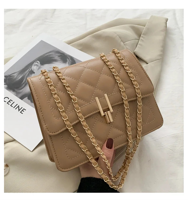 Olivia Quilted Shoulder Bag