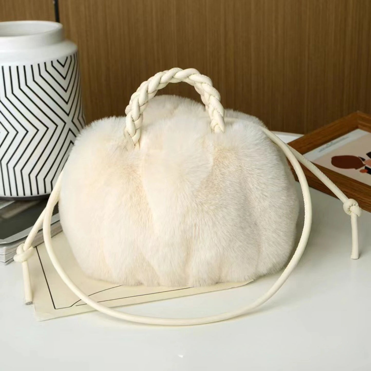 Vicky Plush Cloud Bag