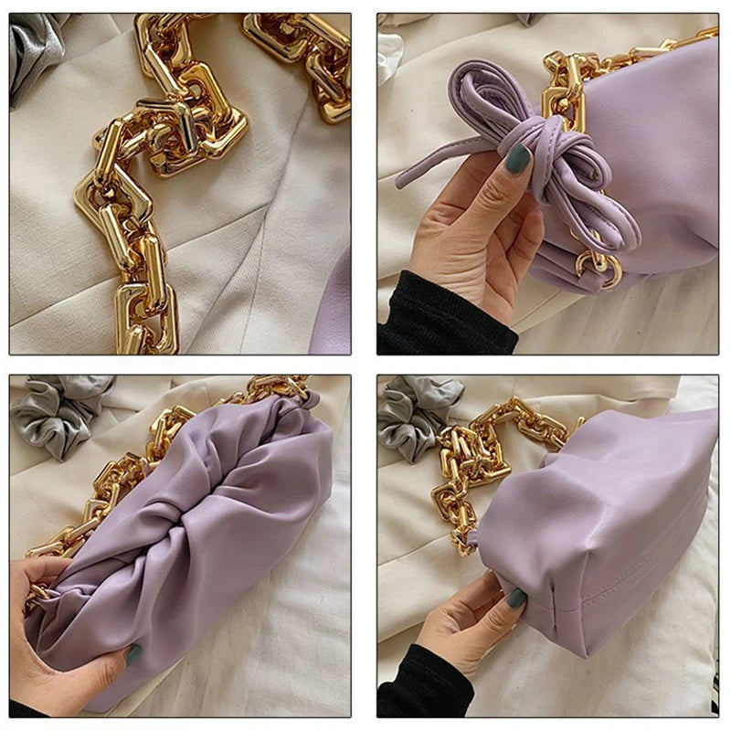 Lilith Pleated Handbag