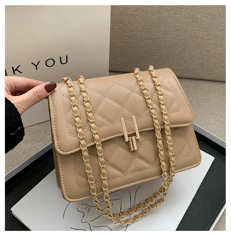 Olivia Quilted Shoulder Bag