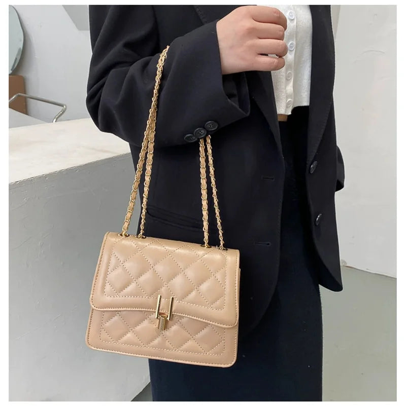 Olivia Quilted Shoulder Bag