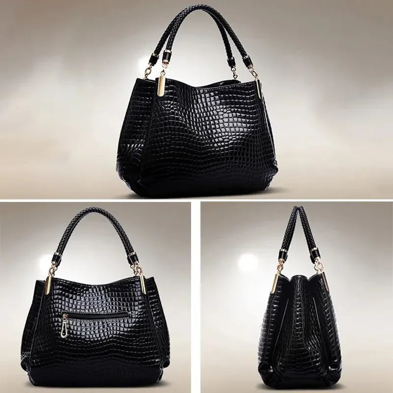 Stacey Snake Print Tote