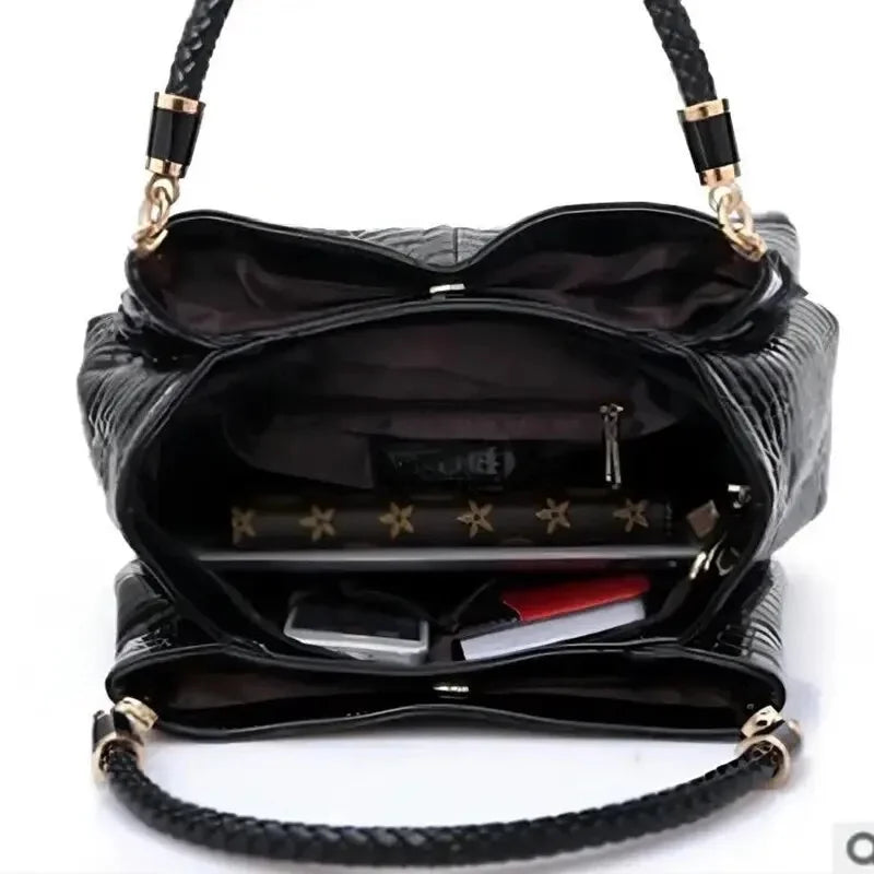 Stacey Snake Print Tote