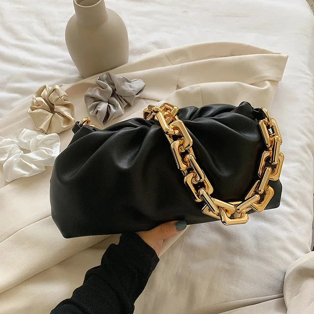 Lilith Pleated Handbag