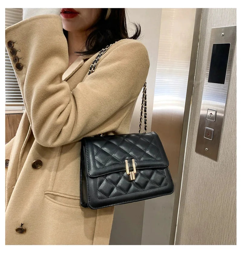 Olivia Quilted Shoulder Bag