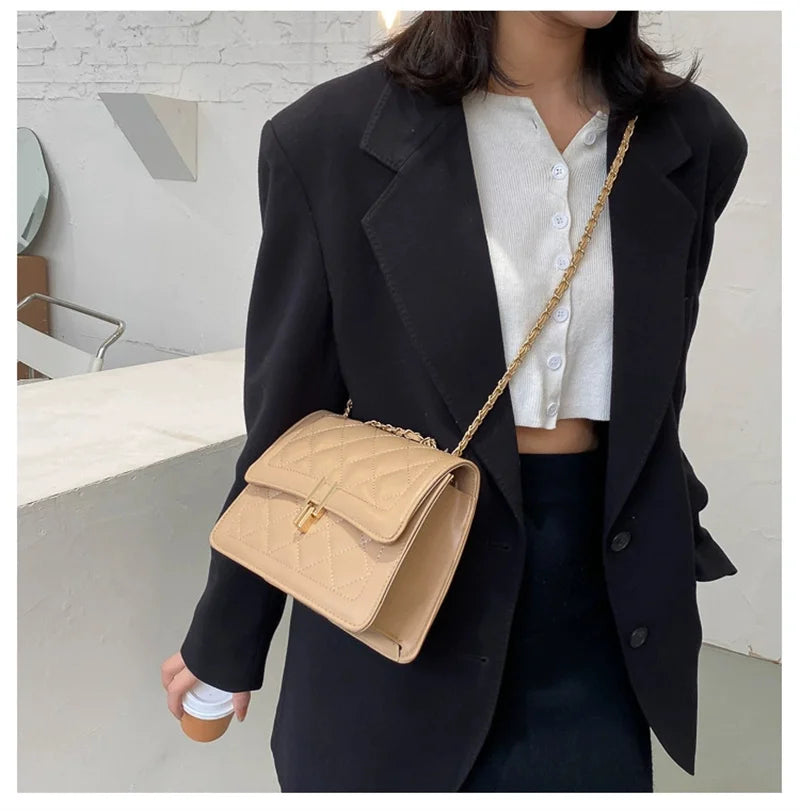 Olivia Quilted Shoulder Bag