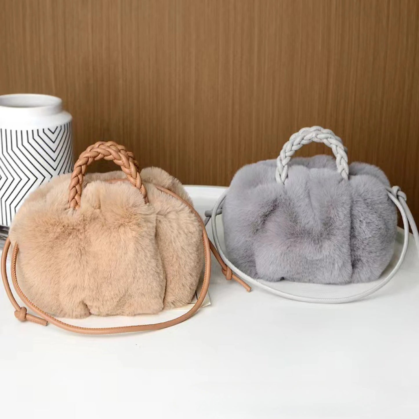 Vicky Plush Cloud Bag