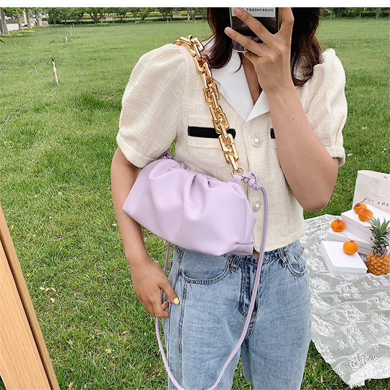 Lilith Pleated Handbag