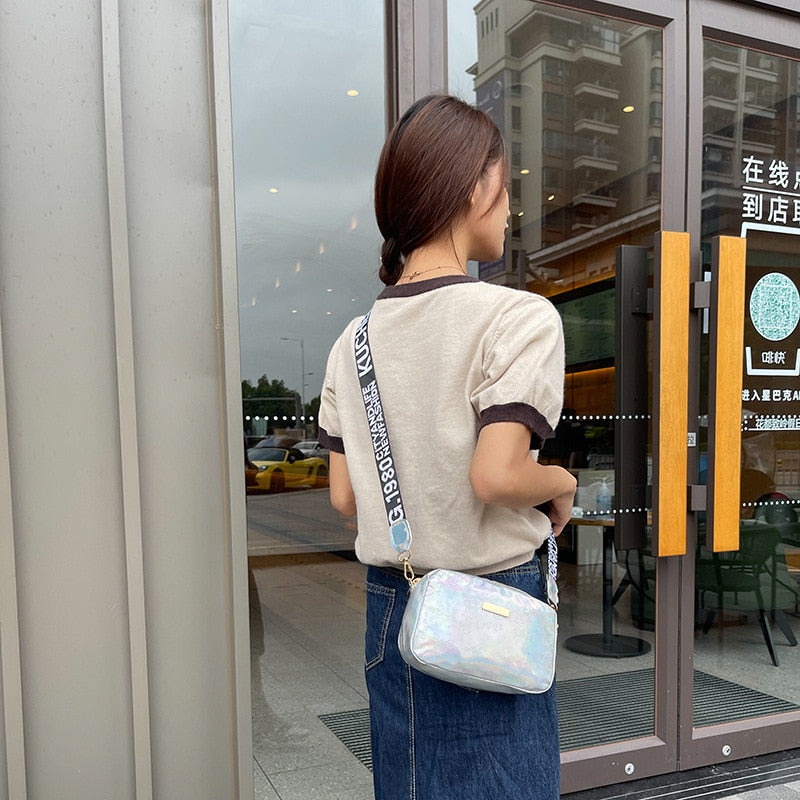 Jessica Holo Jelly Crossbody Bag