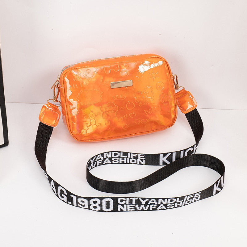 Jessica Holo Jelly Crossbody Bag