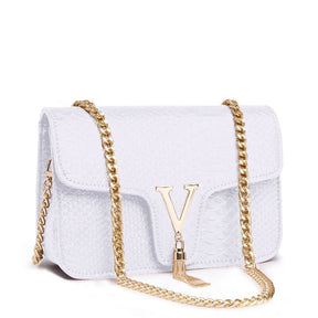 Samantha Luxe Chain Strap Shoulder Bag