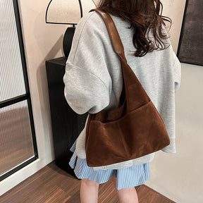 Jenny Vegan Suede Shoulder Bag