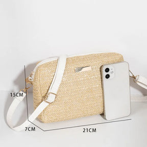 Audrey Woven Shoulder Bag